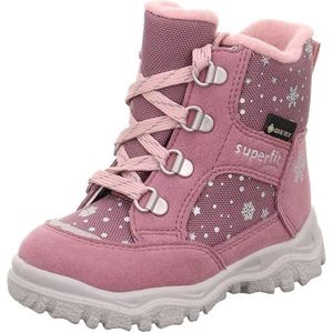 Superfit HUSKY1 Warm gevoerde Gore-Tex, sneeuwlaarzen, meisjes, paars/roze 8500, 19 EU breed, Paars Roze 8500, 19 EU