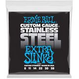 Ernie Ball Extra Slinky Stainless Steel Wound Electric Guitar Strings - 8-38 Gauge