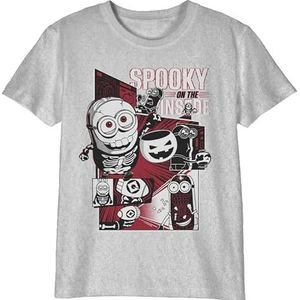 Minion Monsters Butmints004 T-shirt, grijs melange, 12 jaar, Grijs Melange, 12 Jaren