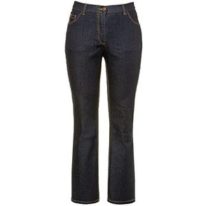 Ulla Popken Bootcut Jeans voor dames, donkerblauw (dark blue denim), 32W / 32L