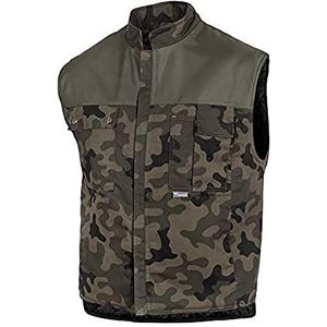 Gahibre, Camouflage, 1076155, gewatteerd vest, meerdere zakken, 3XL, 1