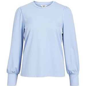 Object Dames OBJCAROLINE L/S Top NOOS blouse, Serenity, XL, Serenity, XL