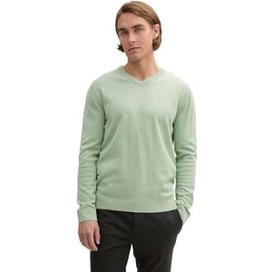 TOM TAILOR heren trui, 37098 - Spring Green Melange, XXL