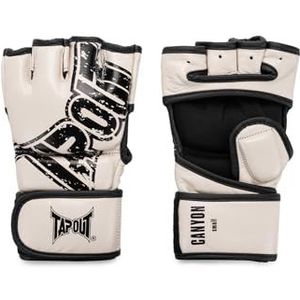 Tapout MMA-trainingshandschoenen van leer (1 paar) Canyon, ecru/zwart, L, 960003