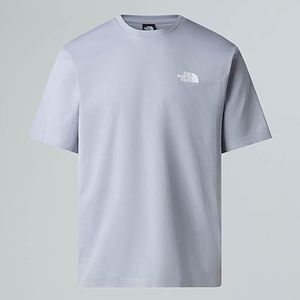 The North Face Uniseks Explore Gear Relaxed T-Shirt Blue Flax XXS