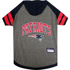 Huisdieren Eerste New England Patriots Hoodie T-Shirt, Small, Zwart