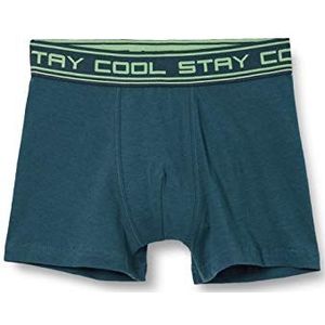 Sanetta Hipshort voor meisjes, blauwe slip, Blue Teal., 128 cm