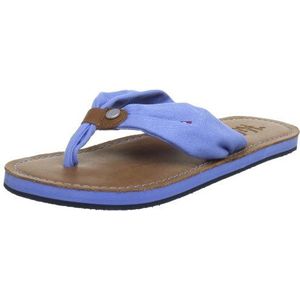 Tommy Hilfiger meisjes flippers 1b teenslippers, Blauw Della Robbia Blue 424, 35 EU