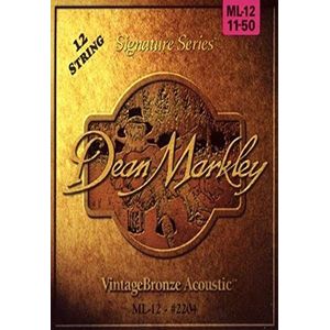 Dean Markley 2204 snaren voor 12-snarige akoestische gitaren, sterk licht