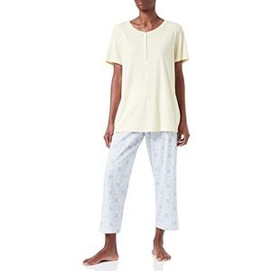 CALIDA Daylight Dreams Pyjamaset voor dames, botercrème geel, 48