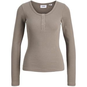 JJXX - JXFATIMA - Shirt - Mokka - Lange Mouw - Slanke Pasvorm