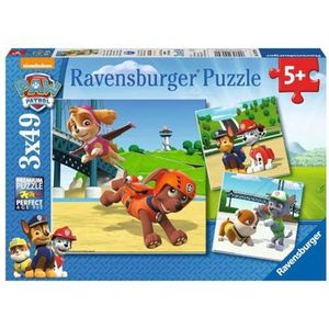 Ravensburger PAW Patrol: Team op 4 Poten - Puzzel - 3x49 stukje