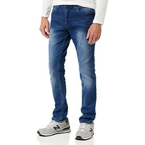 Blend 20701674 Jeans voor heren, joggingbroek, denimbroek, 5-pocket, Jet Fit, slim fit, Denim Middle Blue (76201), 31W / 32L