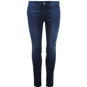 Replay Damesjeans New Luz Skinny-Fit met Power Stretch, 0072 Donkerblauw, 23W / 32L