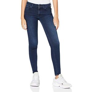 Replay Damesjeans New Luz Skinny-Fit met Power Stretch, 0072 Donkerblauw, 23W / 32L