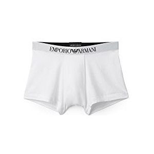 Emporio Armani Men's Stretch Cotton Boxer Brief, White, Small
