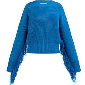 RAKATA Gebreide damestrui, koningsblauw, M/L
