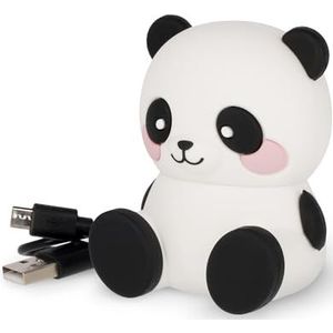 Legami - Draadloze luidspreker met standaard, The Sound of Cuteness, Panda-thema, oplaadbaar, USB-kabel inbegrepen, kan als telefoonhouder worden gebruikt, 6 x 8 x 5 cm