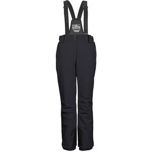 killtec - KSW 249 WMN - Skibroek - Zwart - Met Afneembare Bretels - Jupe Pare-neige