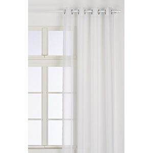 LINDER 1013/29/375AB Voile Chic Ecru met oogjes, 145 x 260 cm
