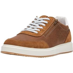 ARA Genua Sneakers voor heren, Cognac Wit, 43 EU