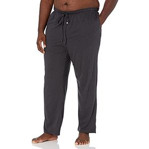 Amazon Essentials Gebreide pyjamabroek voor heren, Charcoal Heather, Large