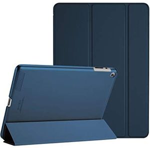 ProCase iPad 2-hoesje, iPad 3-hoesje, iPad 4-hoesje - Ultradunne lichtgewicht standaardhoes met doorschijnende matte achterkant Smart Cover voor 9,7 ""Apple iPad 2, iPad 3, iPad 4 –Marineblauw