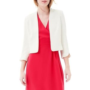 Caroll Bolero-jas met 3/4-mouwen, Ivoor, 38