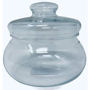 Tecncasa 01780 suikerpot van glas, 500 ml, 500 ml