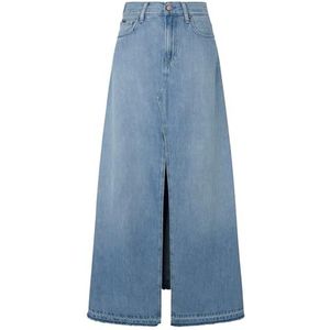 Pepe Jeans Maxi-rok voor dames Hw Sky, blauw (Denim), XS, Blauw (Denim), XS