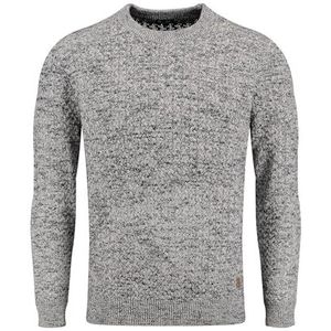 KEYLARGO Heren Como Round Pullover, lichtgrijs (1104), S