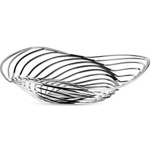 Alessi Trinity Basket Fruitmand - 26 cm x 7 cm - Roestvrij staal