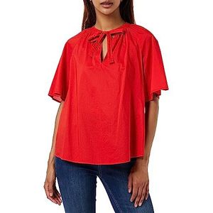 United Colors of Benetton Blusa 5CQYDQ04O hemd, rood 2H7, M dames, rood 2h7, M