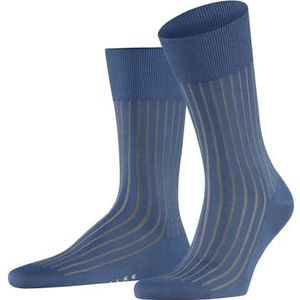 FALKE Heren Sokken Shadow M So katoen gedessineerd 1 paar, Blauw Sky Blue 6868, 39-40
