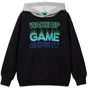 United Colors of Benetton Tricot C/pet. M/L, Zwart, 120