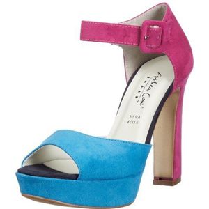 Andrea Conti 0933110 dames fashion sandalen, Blauw Blauw Gecombineerd 139, 40 EU
