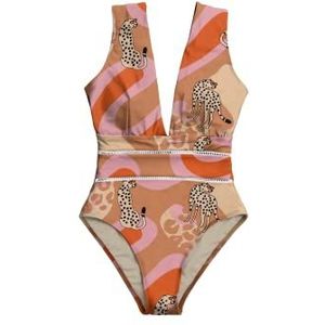 Averie Dames Camila One Piece Swimsuit, Meerkleurig, S