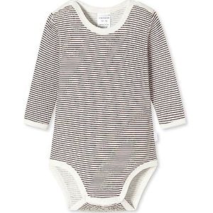 Schiesser Unisex Baby Bodies lange mouwen modal/katoenmix kleine kinderen ondergoed set, wit, 56, wit, 56 cm