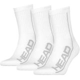 HEAD Uniseks korte sokken (verpakking van 3 stuks), wit, 39-42 EU