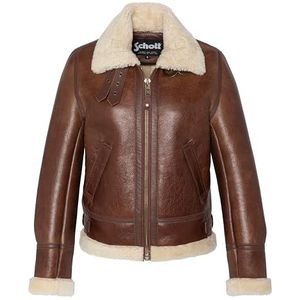 Schott NYC LCW1257 leren jas mokka M, Mokka, M