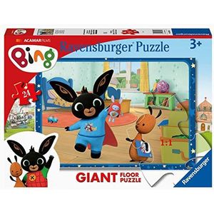 Ravensburger Bing Bunny 24 Piece Giant Floor Jigsaw Puzzles for Kids Age 3 Years Up - Educational Toys for Toddlers