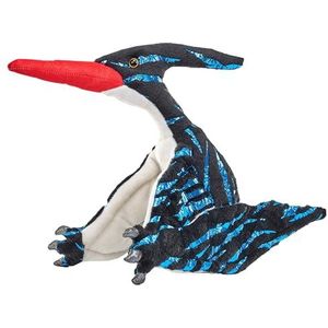 Wild Republic Foilkins Dino Pteranodon, knuffeldier, 30 cm, pluche speelgoed, vulling is gesponnen gerecyclede waterflessen