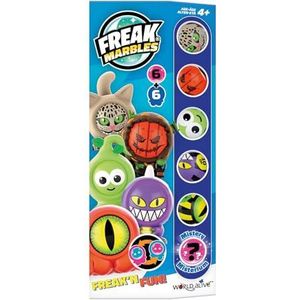 Freak Marbles Totem Pack A | verzamelen, spelen en delen | Bevat 6 ks en 6 skins, 1 van hen zelden