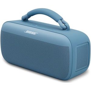 Bose NIEUW SoundLink Max Draagbare Speaker, Grote waterdichte Bluetooth speaker, Tot 20 uur batterijduur, USB-C, Ingebouwde 3,5 mm AUX-ingang, Schemerblauw
