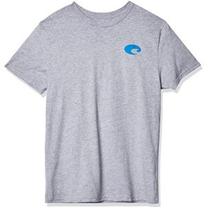 Costa Del Mar Unisex Species Shield T-shirt, gemêleerd, grijs, XL