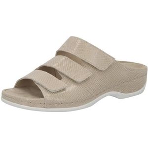 Berkemann Franziska pantoffels voor dames, Beige Shiny, 35.5 EU