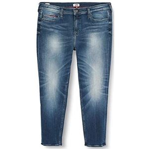 Tommy Jeans Nora Mid Rise Skinny Ankle Qnscl Straight Jeans voor dames, blauw (Denim A), 24W x 32L