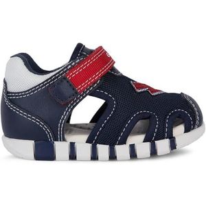 Geox Baby jongens B Iupidoo Boy Sandaal, rood (navy red), 19 EU