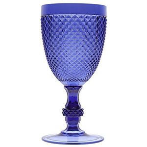 Excelsa Diamond kelk 39 cl, kunststof, blauw, 9,2 x 9,2 x 18,5 cm