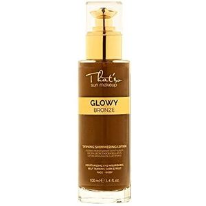 That'so Glowy Brons Bruiningsemulsie met schuimwerking, met aloë vera-sap, zoete amandelolie en sheaboter, 100 ml